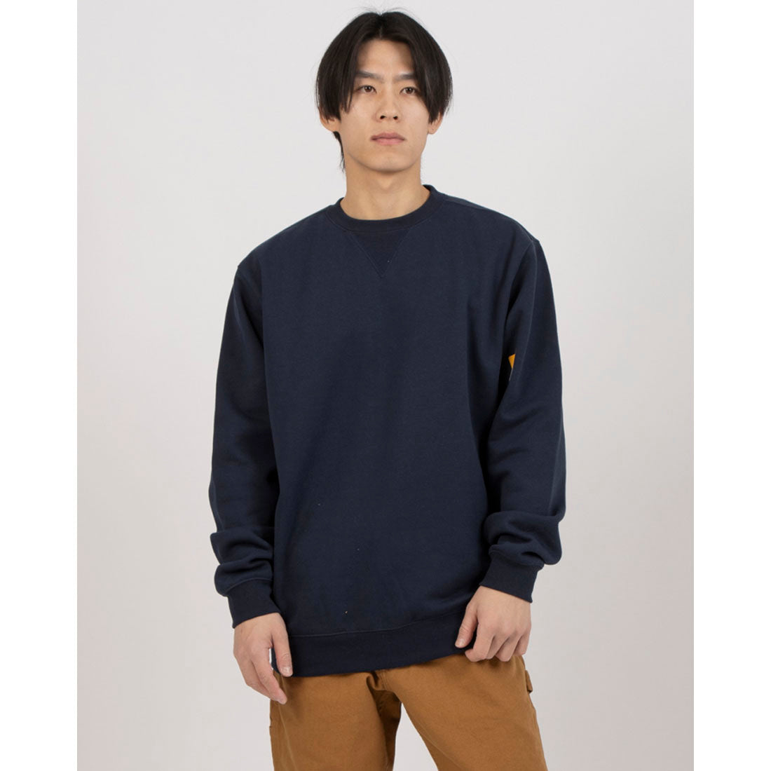 カーハート Carhartt MIDWEIGHT CREWNECK SWEATSHIRT スウェット （ニューネイビー） ニューネイビー