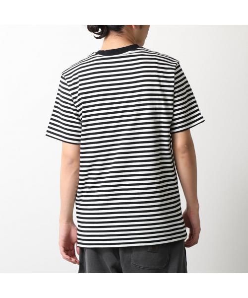 カーハート Carhartt Carhartt WIP Tシャツ S/S Ezra Pocket T-Shirt I036179 半袖 （3KRXX/EzraStripeBlackWax） 3KRXX/EzraStripeBlackWax