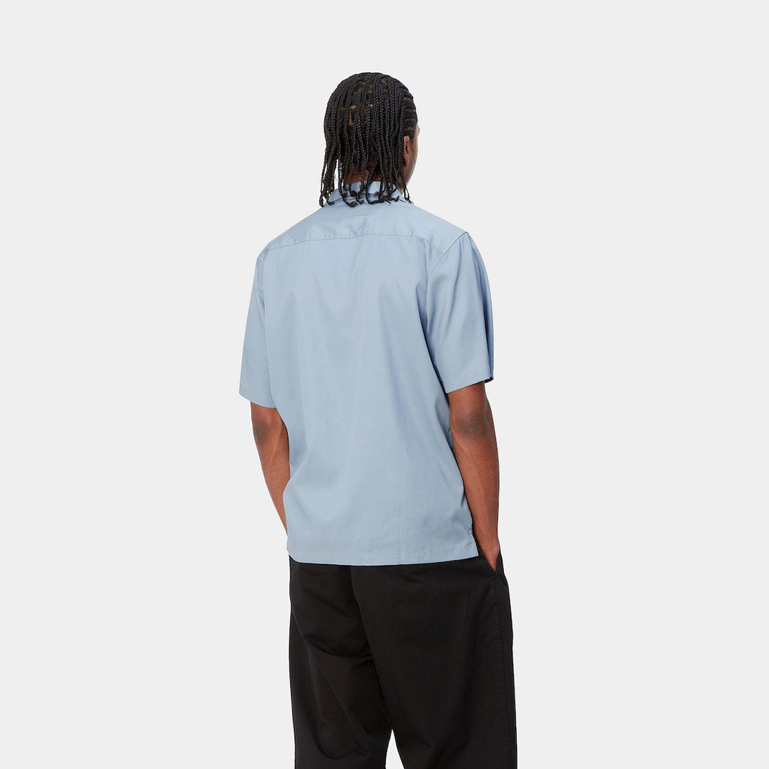 カーハート Carhartt Carhartt WIP S/S Durango Shirt（カーハートワークインプログレス S/S デュランゴ シャツ） （Frosted Blue/Black） Frosted Blue/Black