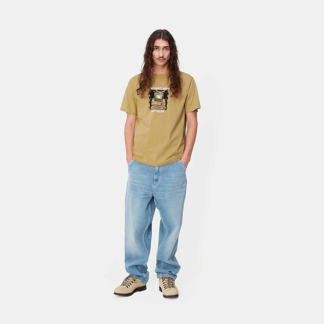 カーハート Carhartt Carhartt WIP S/S Fixed Bugs T-Shirt（カーハートワークインプログレス S/S フィックスド バグズ Tシャツ） （Agate） Agate