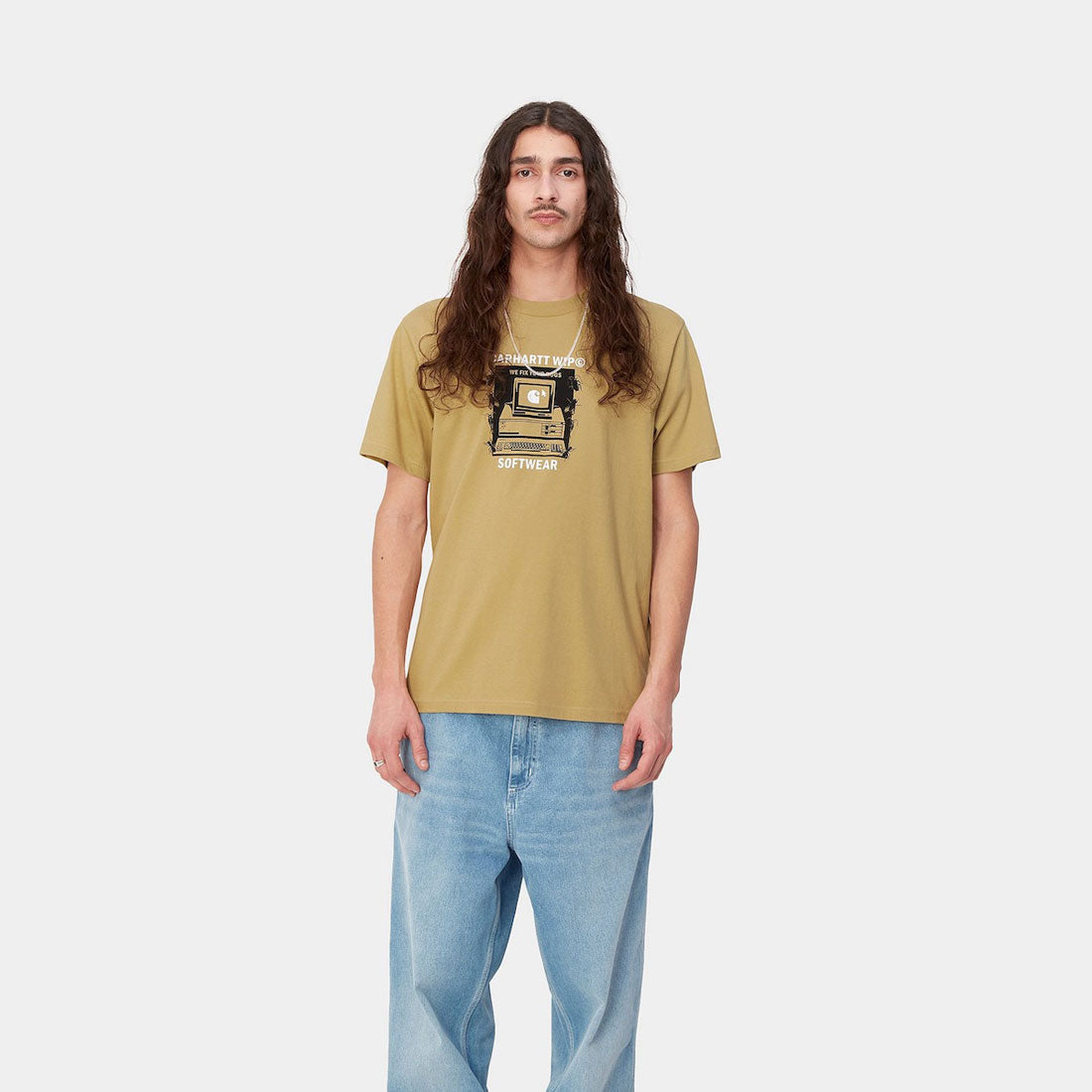カーハート Carhartt Carhartt WIP S/S Fixed Bugs T-Shirt（カーハートワークインプログレス S/S フィックスド バグズ Tシャツ） （Agate） Agate