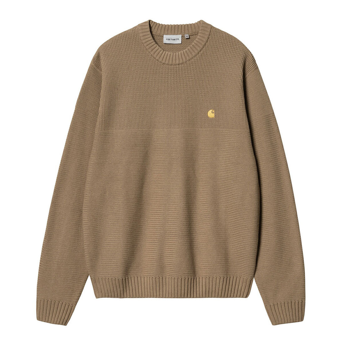 カーハート Carhartt Carhartt WIP CHANE SWEATER（カーハート ワークインプログレス チェイン セーター） （Leather / Gold） Leather / Gold