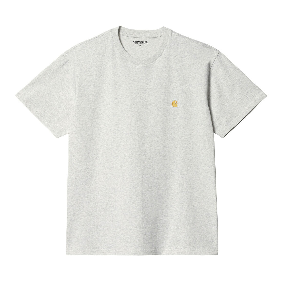 カーハート Carhartt Carhartt WIP S/S CHASE T-SHIRT（カーハートワークインプログレス ショートスリーブ チェイス Tシャツ） （Ash Heather / Gold） Ash Heather / Gold
