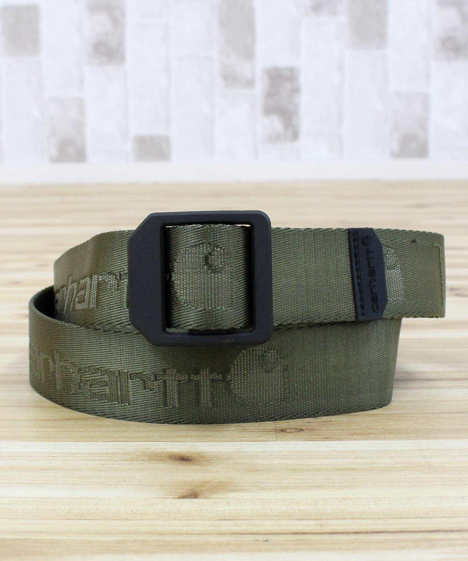 カーハート Carhartt ナイロンウェビングラダーロックベルト Nylon Webbing Ladder Lock Belt メンズ レディース プレゼント ギフト メンズ レディース （4-グリーン） 4-グリーン