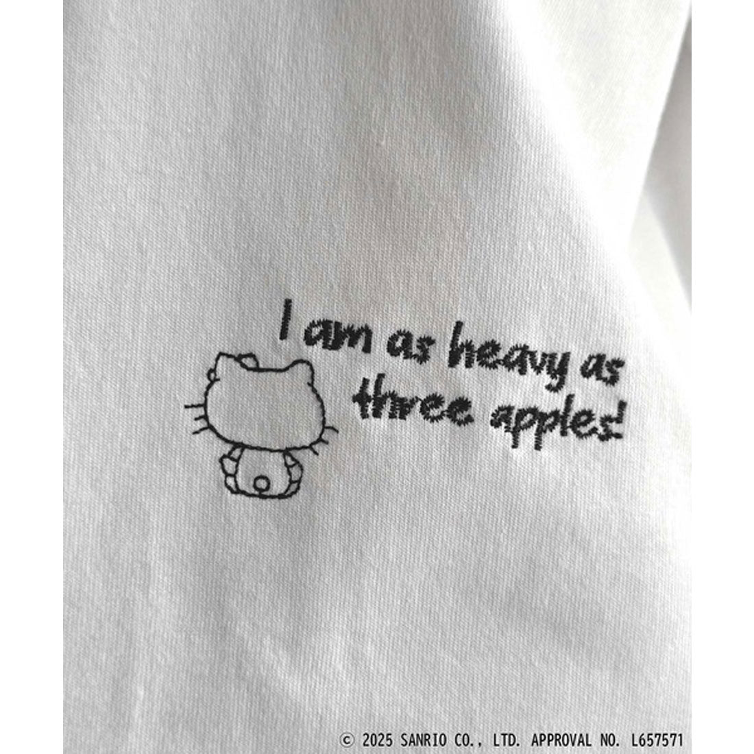 クラシカルエルフ Classical Elf 【Sanrio characters/サンリオキャラクターズ】綿100％!刺繍半袖Tシャツ （ホワイト） ホワイト
