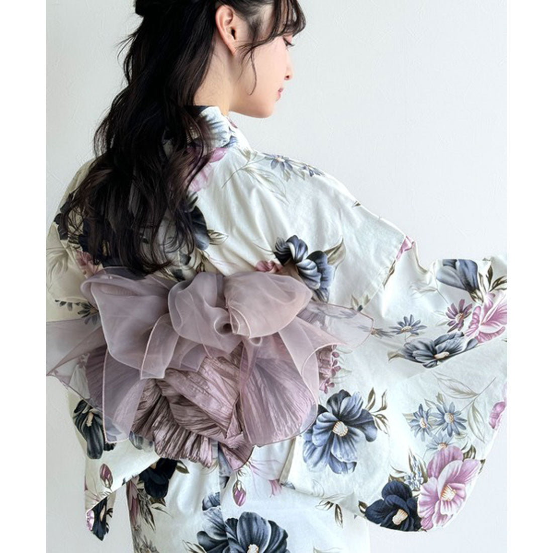 クラシカルエルフ Classical Elf 浴衣2点セット。花柄モチーフ浴衣（浴衣・兵児帯） （ピンク） ピンク