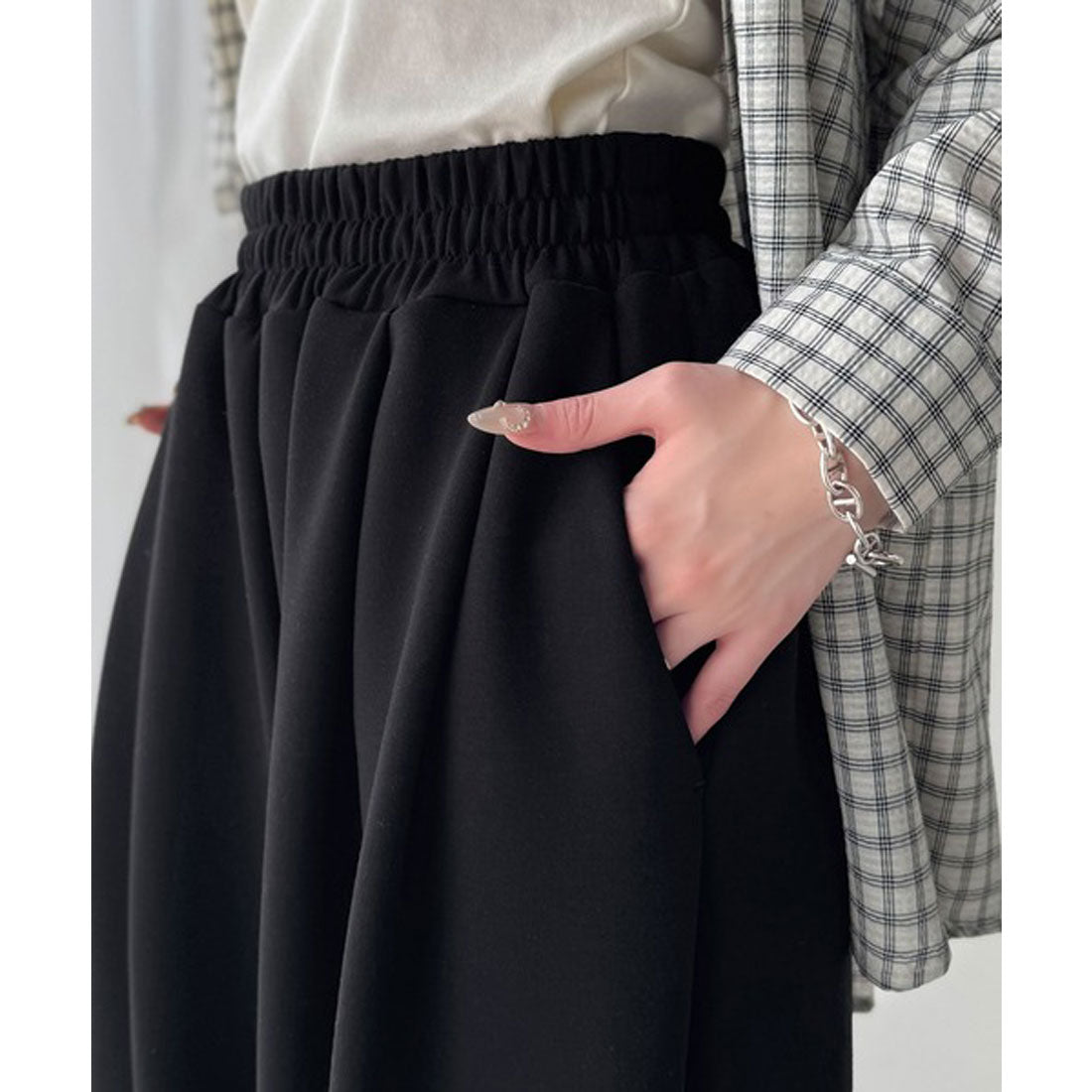 クラシカルエルフ Classical Elf シンプルコーデに動きをプラス♪ダンボールイージーカーブパンツ （ブラウン） ブラウン