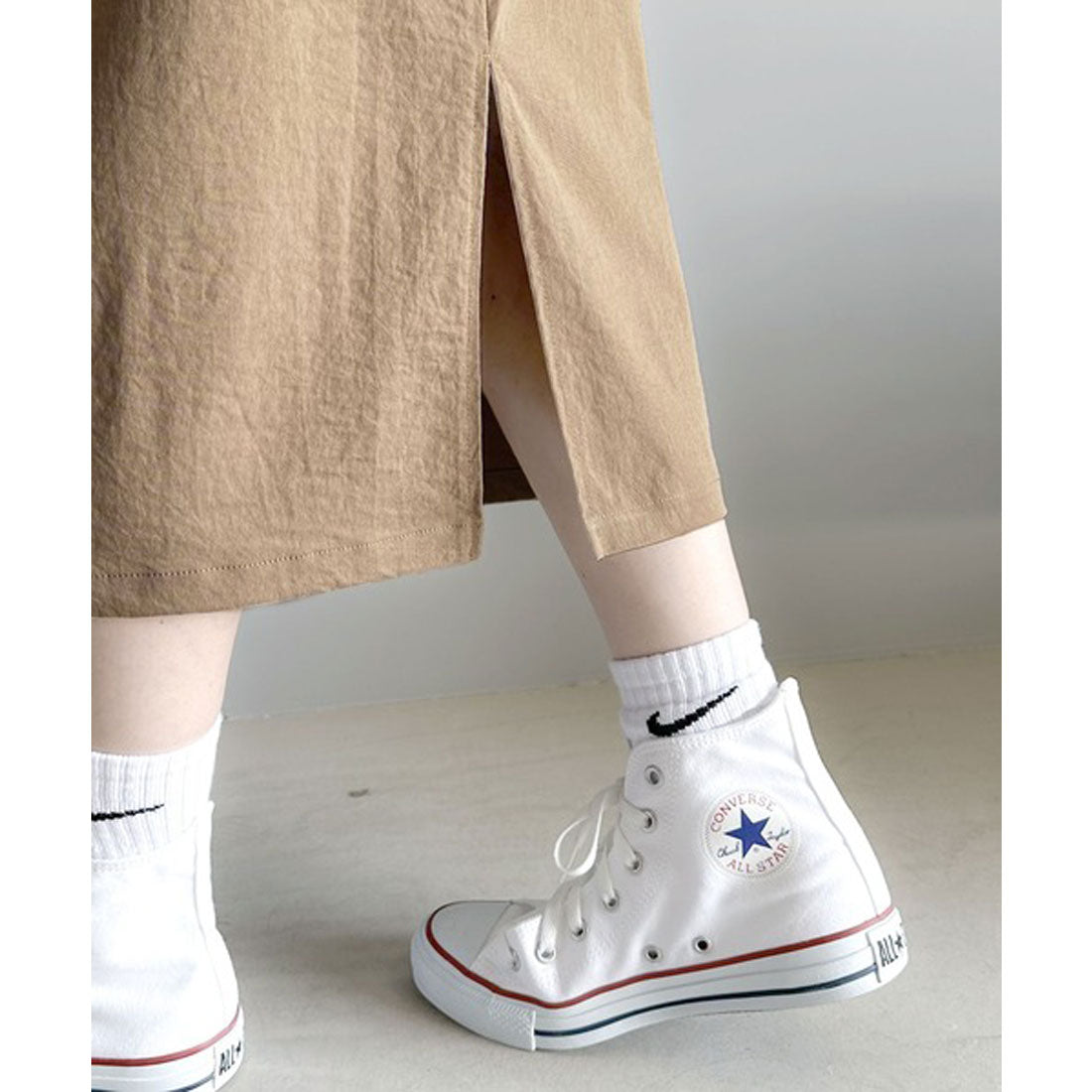 クラシカルエルフ Classical Elf 《JaVaジャバ 別注》大人のワークテイスト。コットンライクハーフジップワンピース