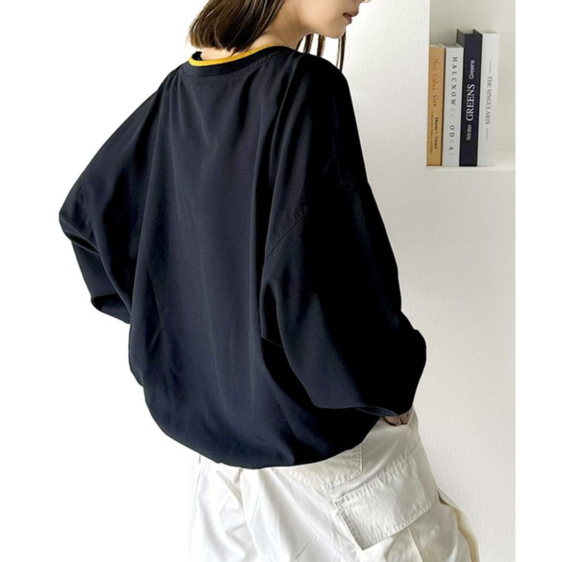 クラシカルエルフ Classical Elf 《JAVAジャバ 別注》大人のメンズライク。リブラインロゴ刺しゅうプルオーバー