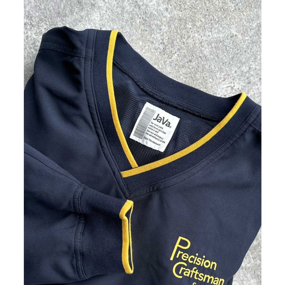 クラシカルエルフ Classical Elf 《JAVAジャバ 別注》大人のメンズライク。リブラインロゴ刺しゅうプルオーバー