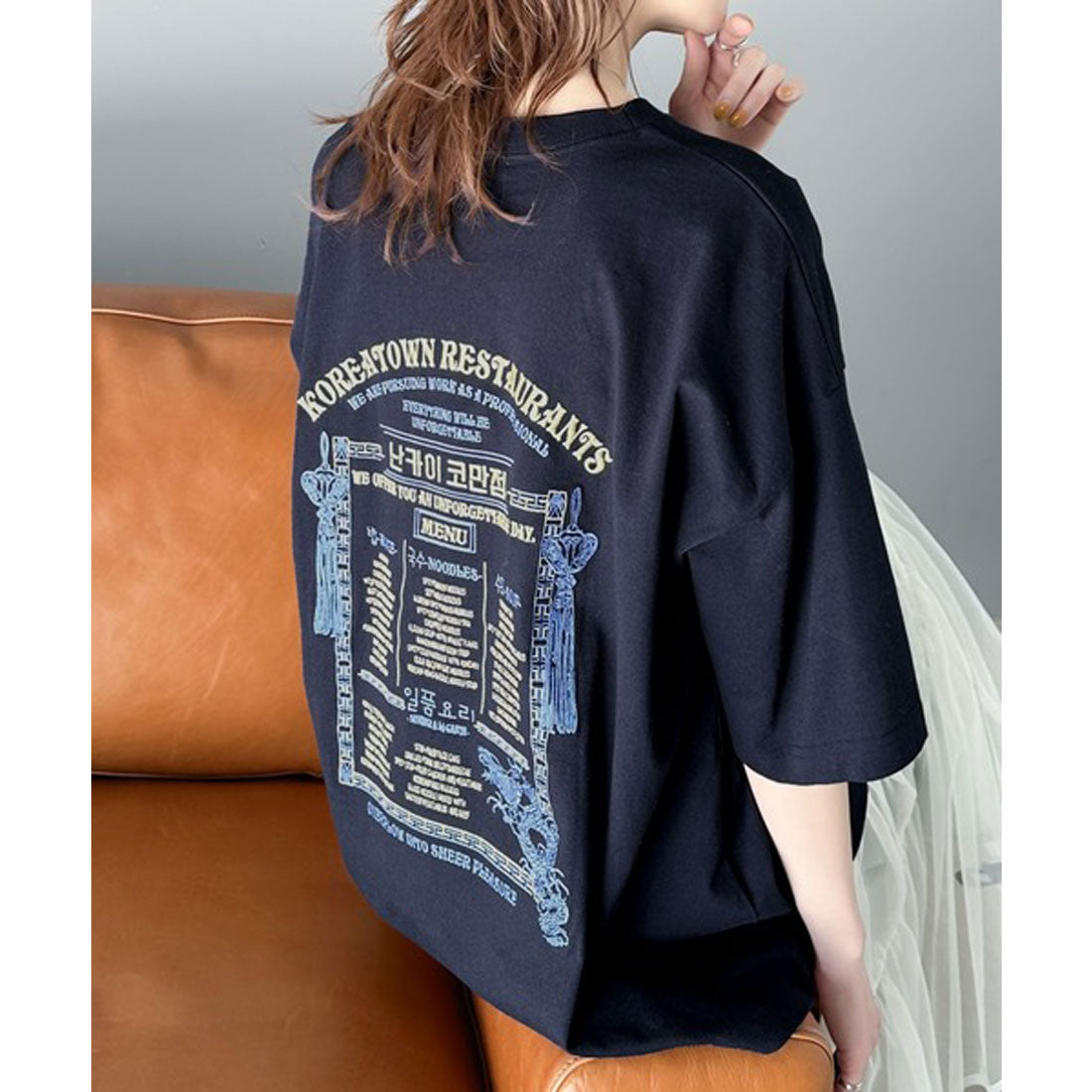 クラシカルエルフ Classical Elf 《Javaジャバコラボ》バック刺繍で抜かりなくキマる。綿100％レシピ刺繍ビッグTシャツ