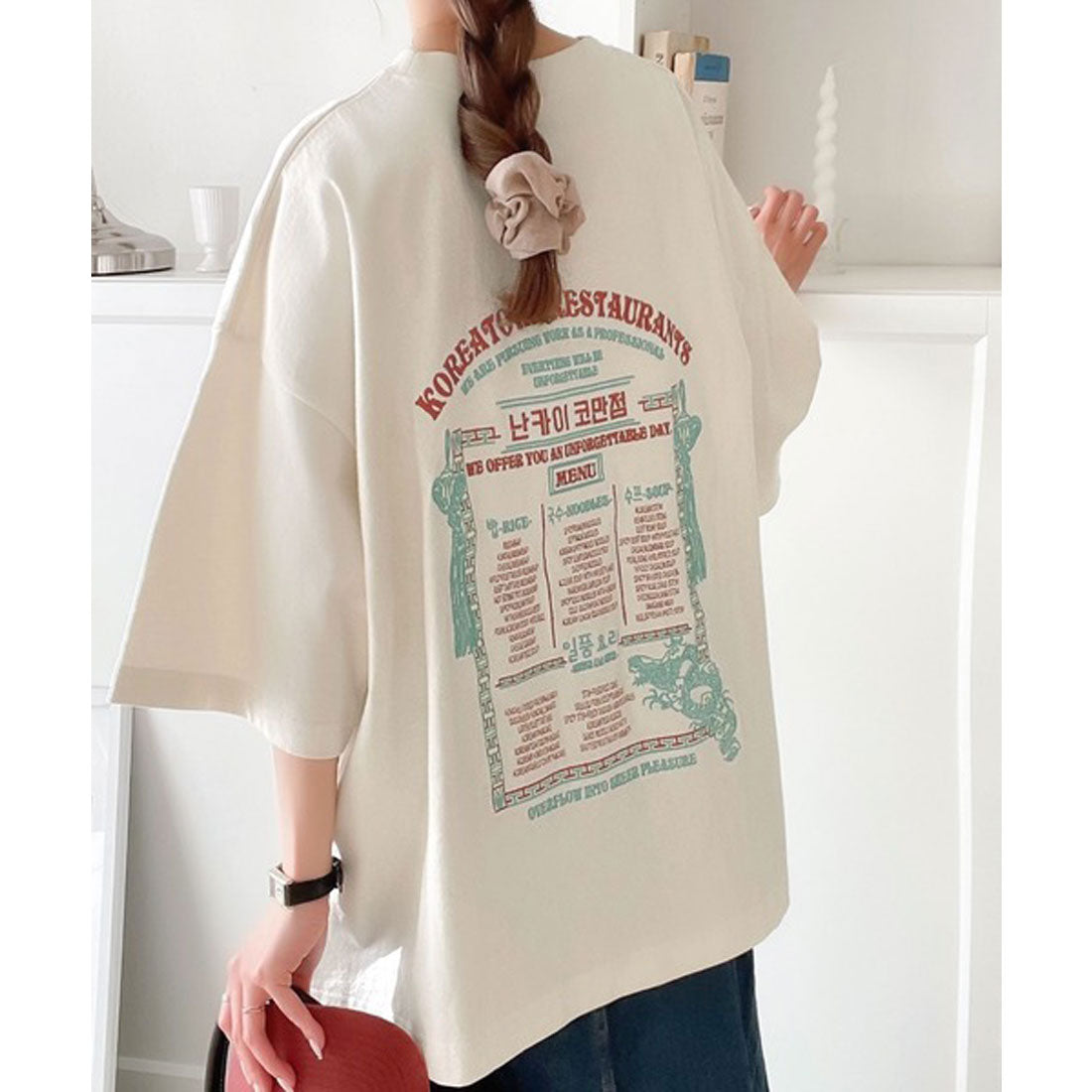 クラシカルエルフ Classical Elf 《Javaジャバコラボ》バック刺繍で抜かりなくキマる。綿100％レシピ刺繍ビッグTシャツ