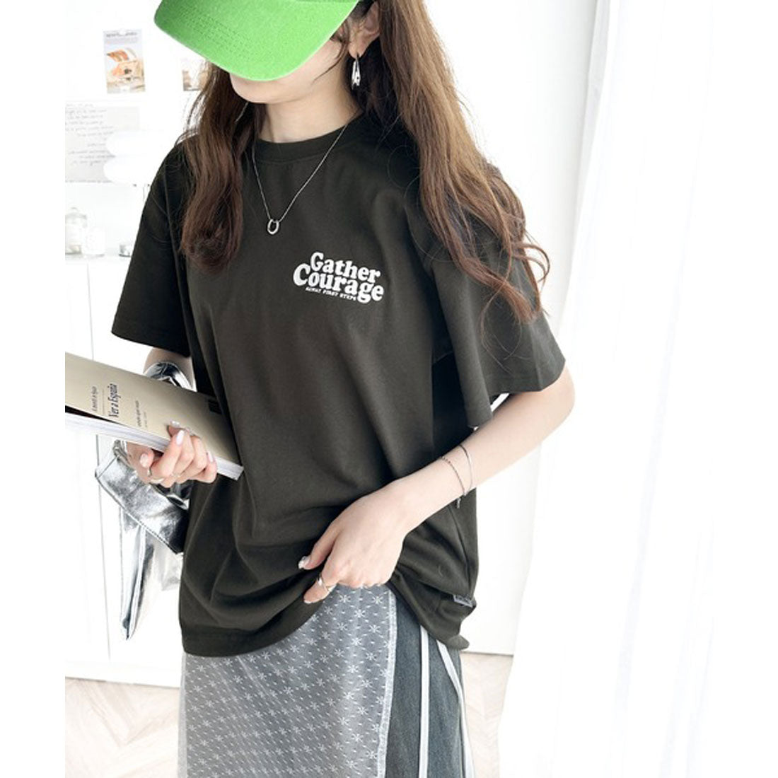 クラシカルエルフ Classical Elf 大人カジュアル。綿100％ワンポイントプリントロゴTシャツ