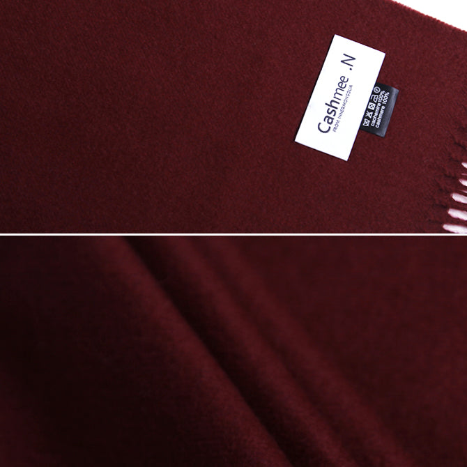 カシュミー Cashmee 飯島直子さん×Cashmeeコラボ企画「Cashmee.N」カシミヤ マフラー カシミア100％ ベーシック ウェーブ ロングマフラー 無地