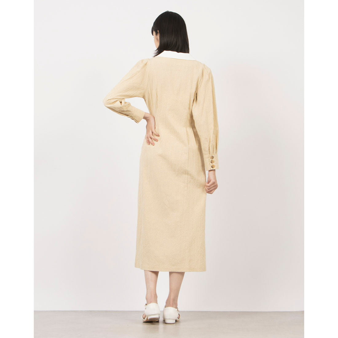 チーク Cheek スイッチカラーギンガムチェックワンピース （GRN） GRN