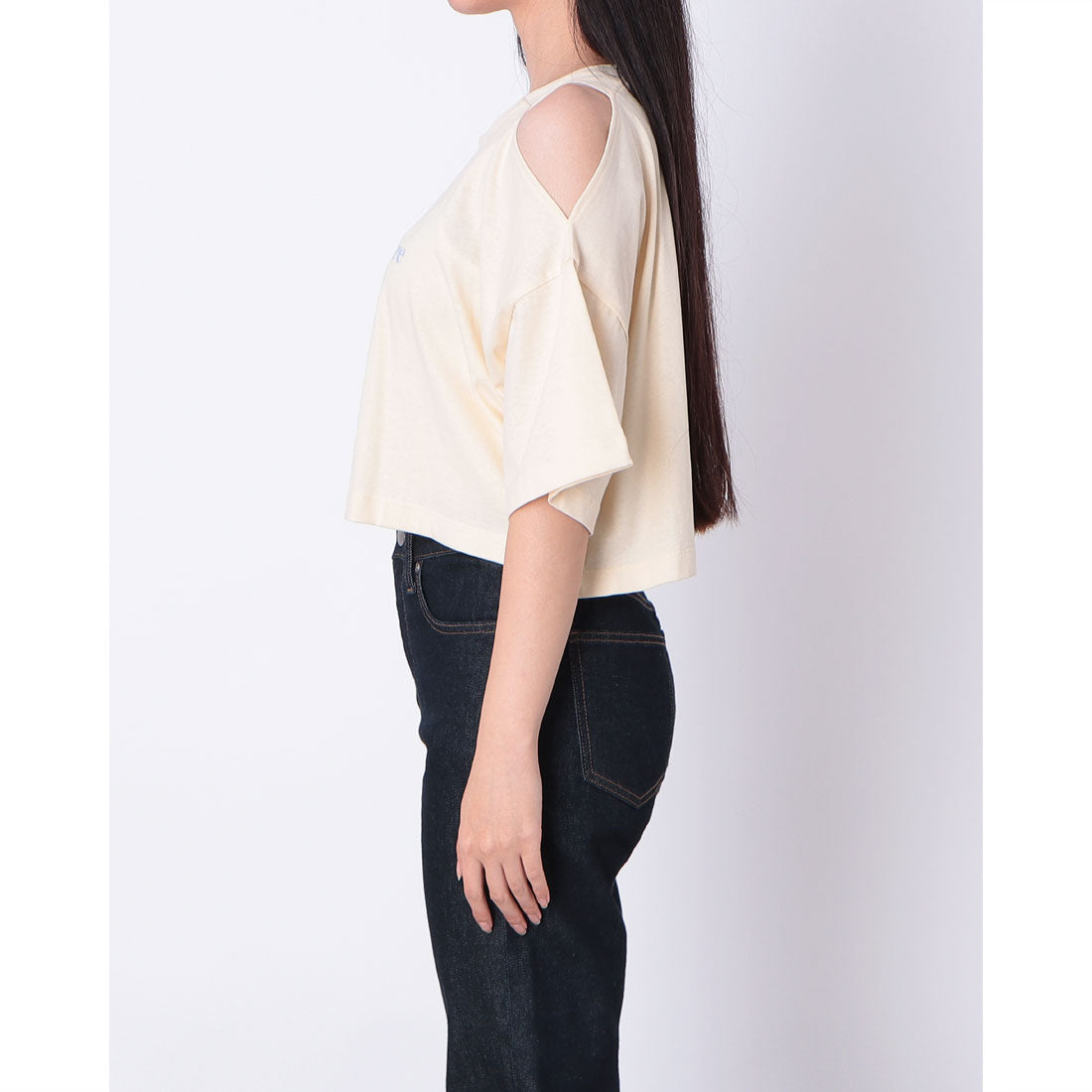 チーク Cheek ワンショルTee （YELLOW） YELLOW
