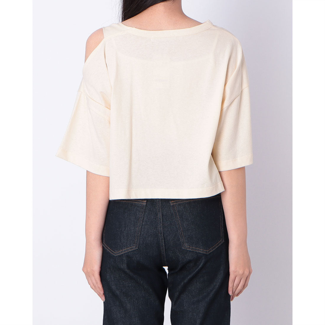 チーク Cheek ワンショルTee （YELLOW） YELLOW