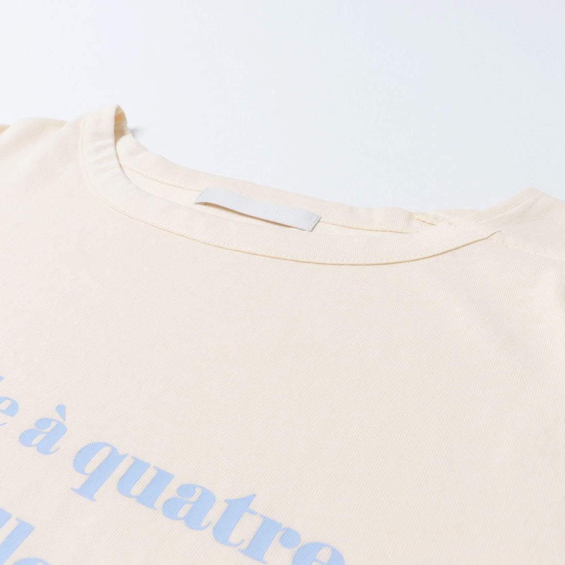 チーク Cheek ワンショルTee （YELLOW） YELLOW
