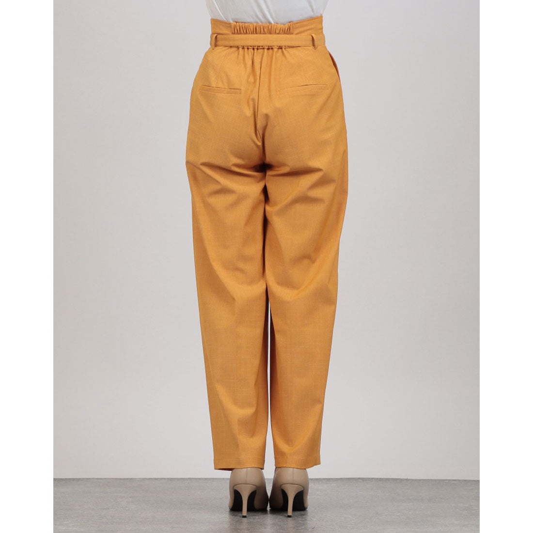 チーク Cheek ベルト付きハイウエストパンツ （CAMEL） CAMEL