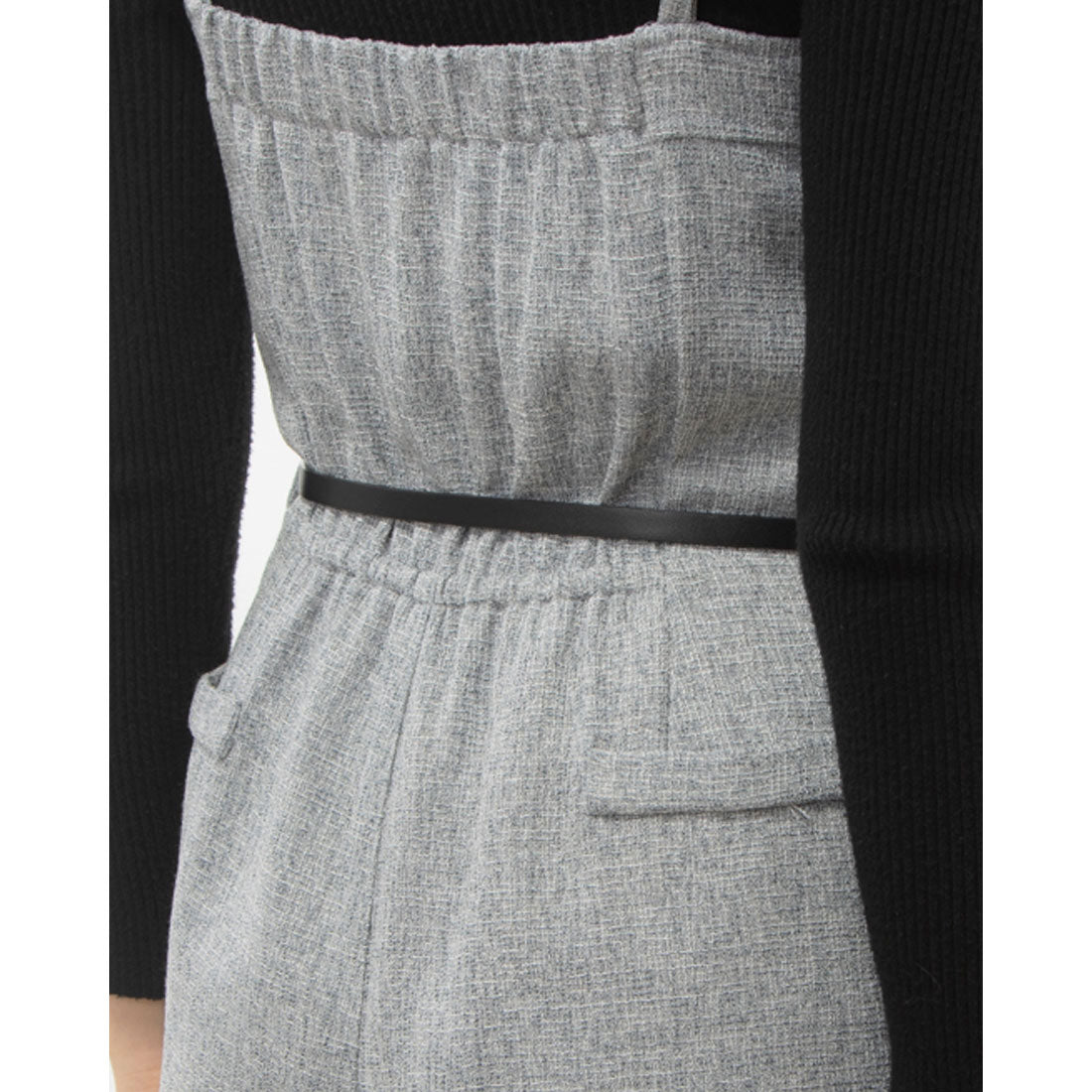 チーク Cheek ワイドフレアサロペット