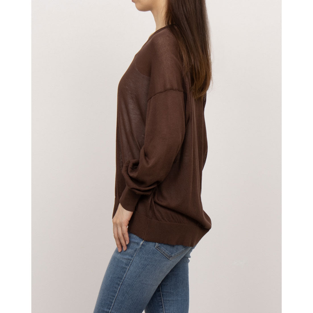Sepo Ce Pullover Sheer Knit Pullover