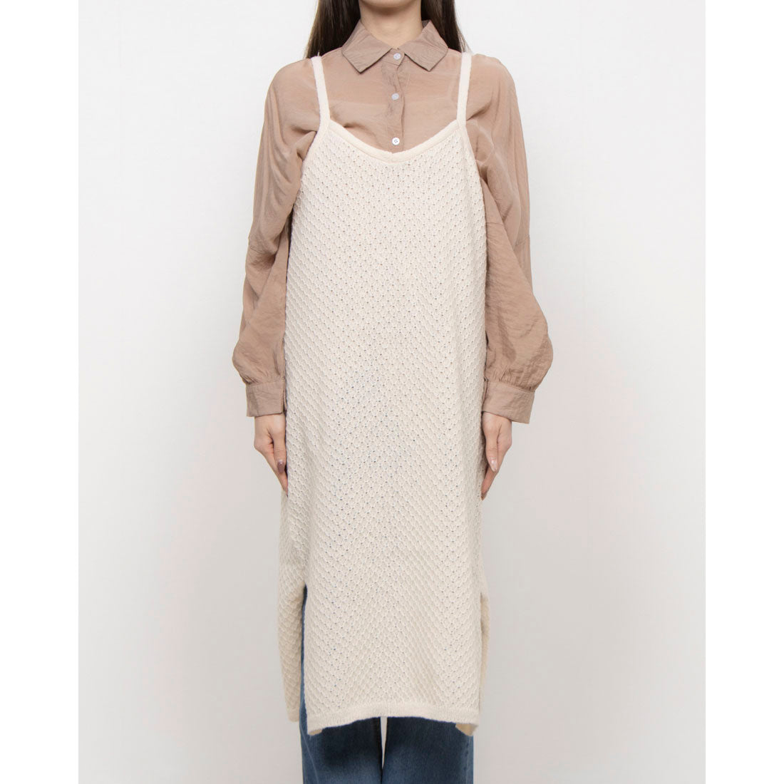 Cepo Lace Mini Camisole Dress