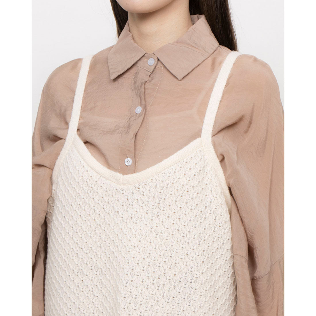 Cepo Lace Mini Camisole Dress