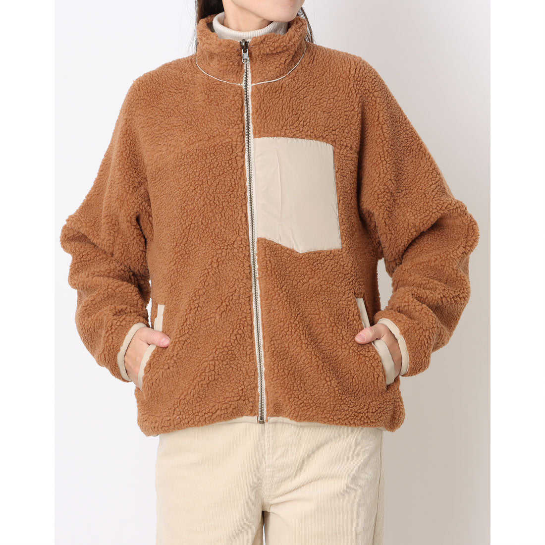セポ Cepo リバーシブルボアJKT （オレンジ） オレンジ