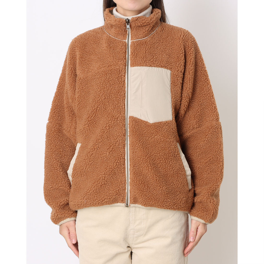 セポ Cepo リバーシブルボアJKT （オレンジ） オレンジ