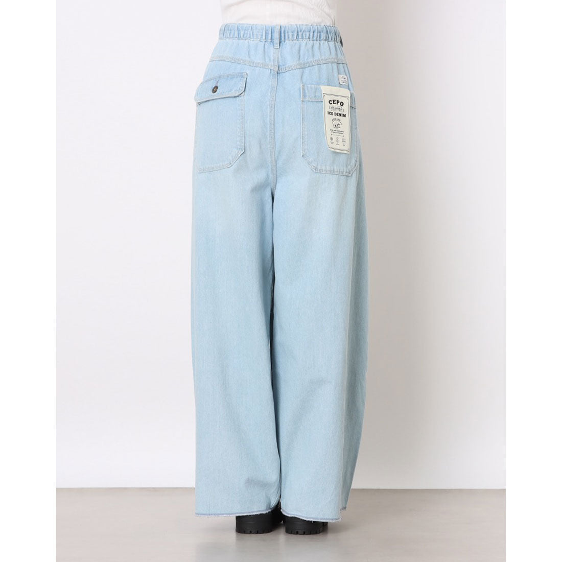 セポ Cepo ICELINENバレルパンツ （中濃色） 中濃色