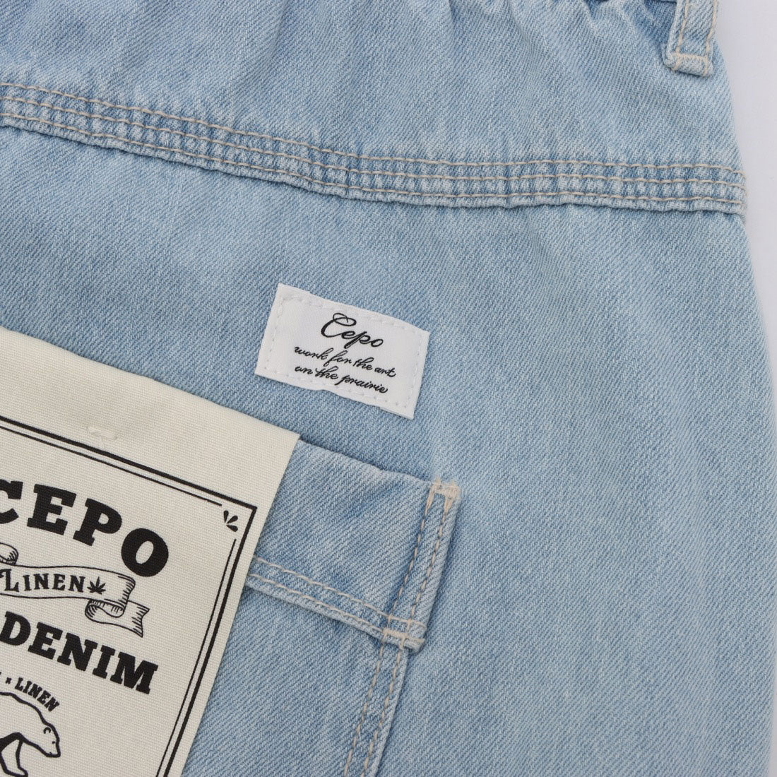 セポ Cepo ICELINENバレルパンツ （中濃色） 中濃色