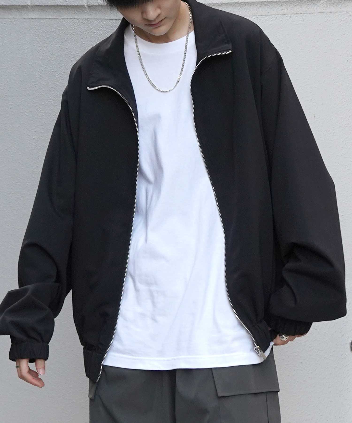 コンファーム Confirm ビッグシルエット スタンドネックブルゾン フルジップジャケット （ブラック） ブラック