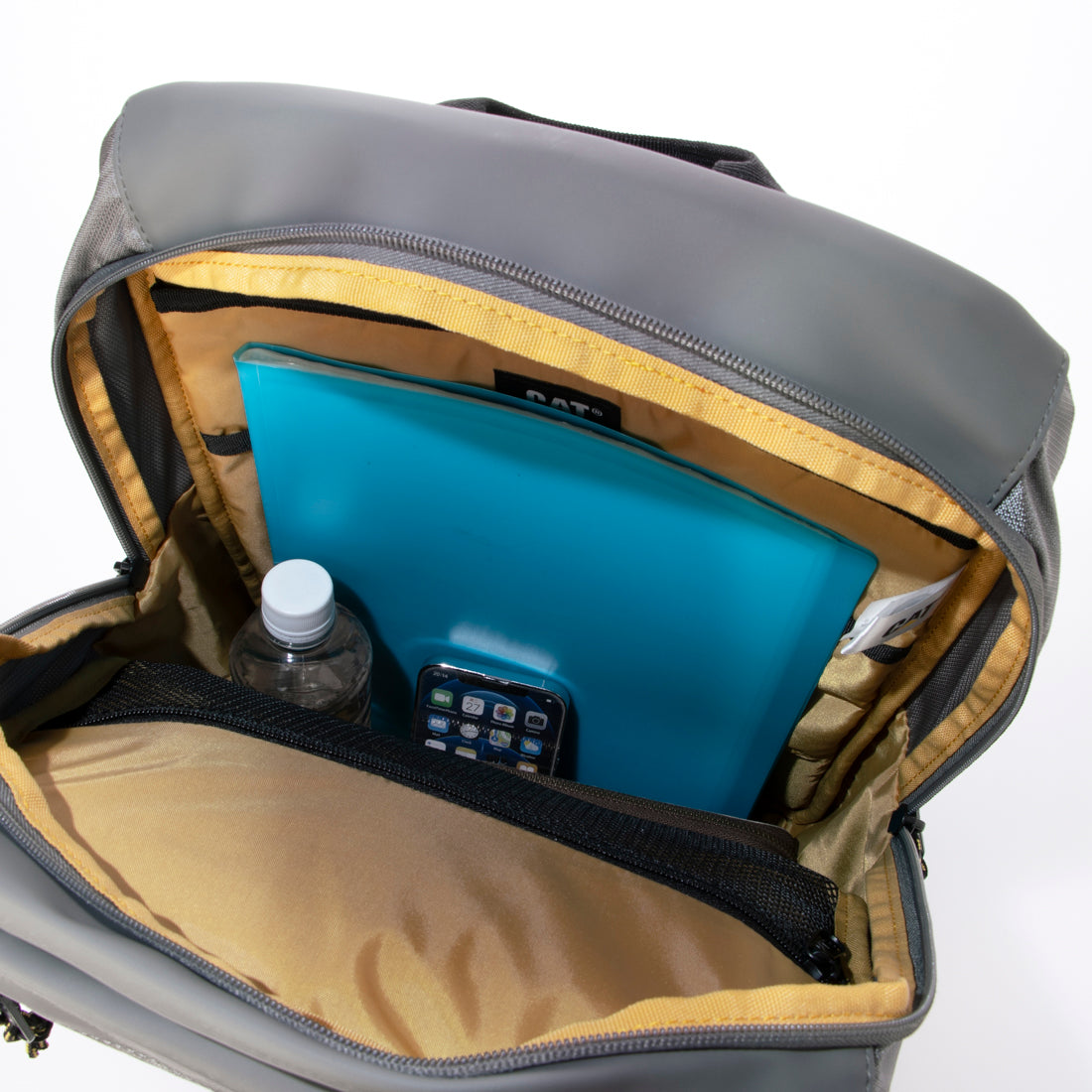 キャタピラー Caterpillar リュック メンズ リュックサック The Sixty 大容量 27L 防水 アウトドア 旅行 遠足 デイパック PC収納 （グレー） グレー
