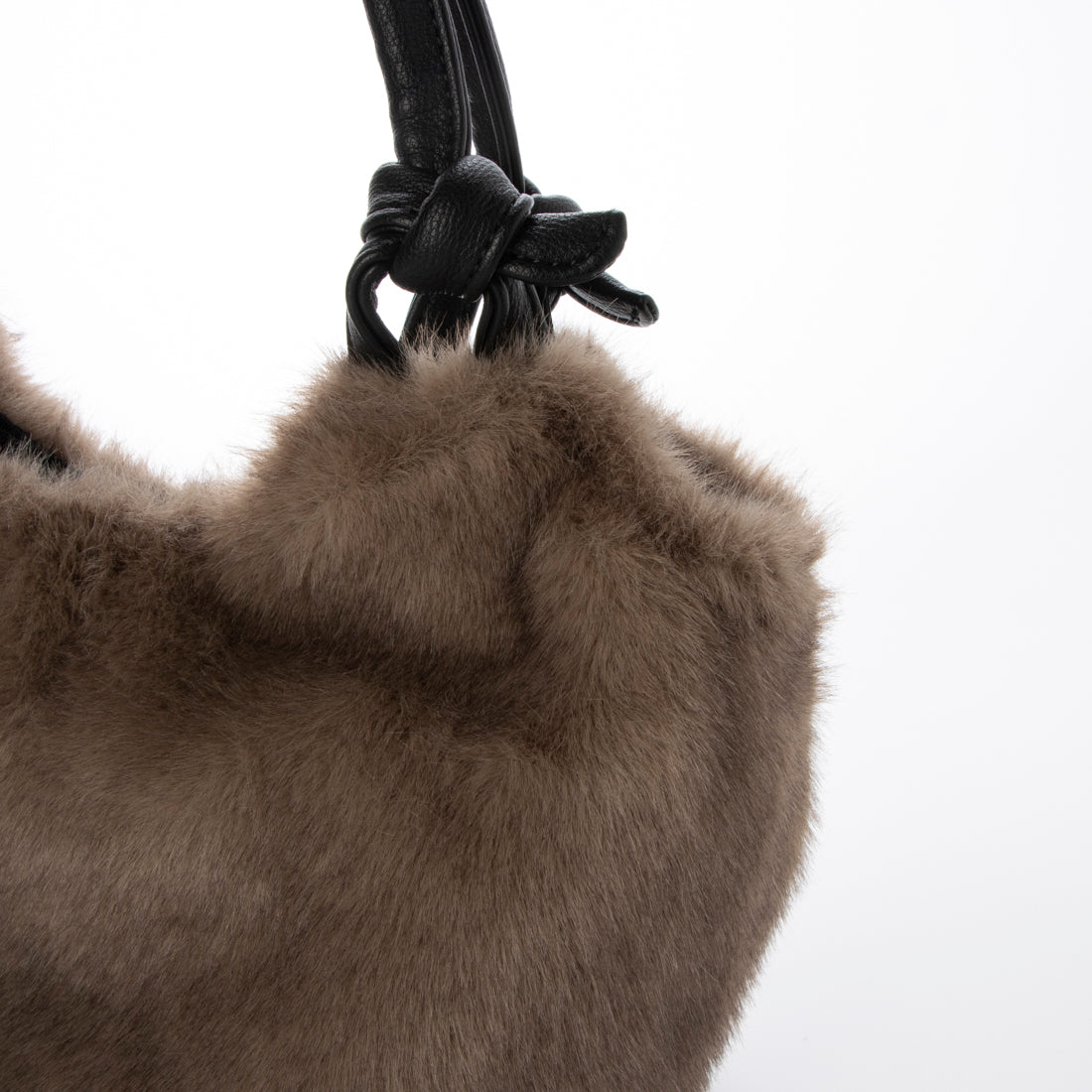 カシェリエ CACHELLIE C8529 F/FUR KNOT HNDL 2W TOTE （グレージュ） グレージュ