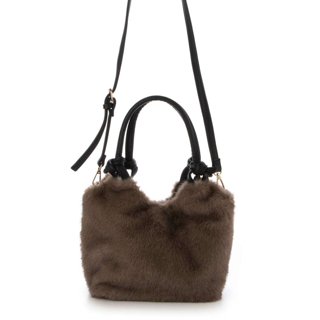 カシェリエ CACHELLIE C8529 F/FUR KNOT HNDL 2W TOTE （グレージュ） グレージュ