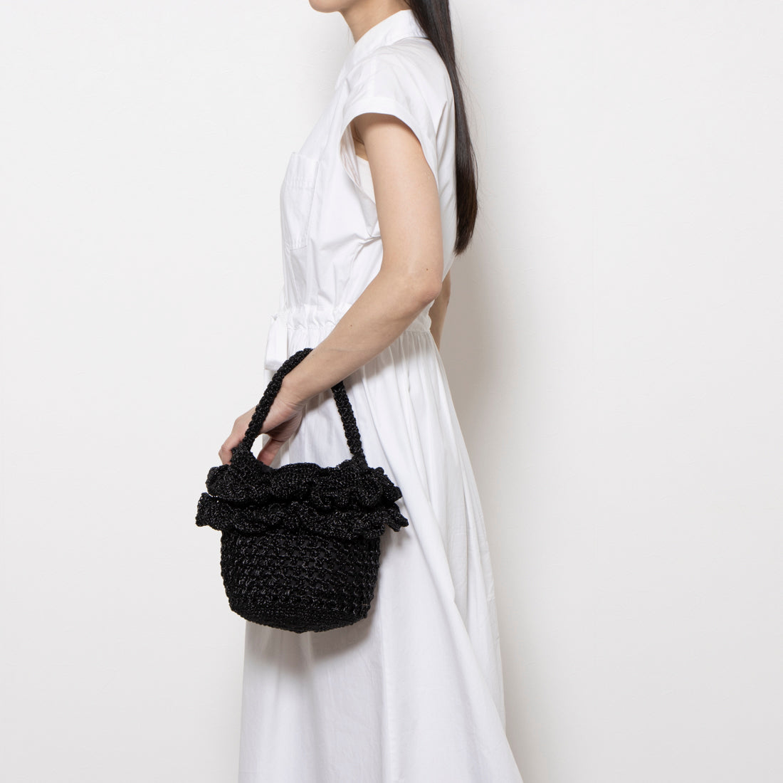 CACHELLIE CACHELLIE C8632 金屬荷葉邊小包