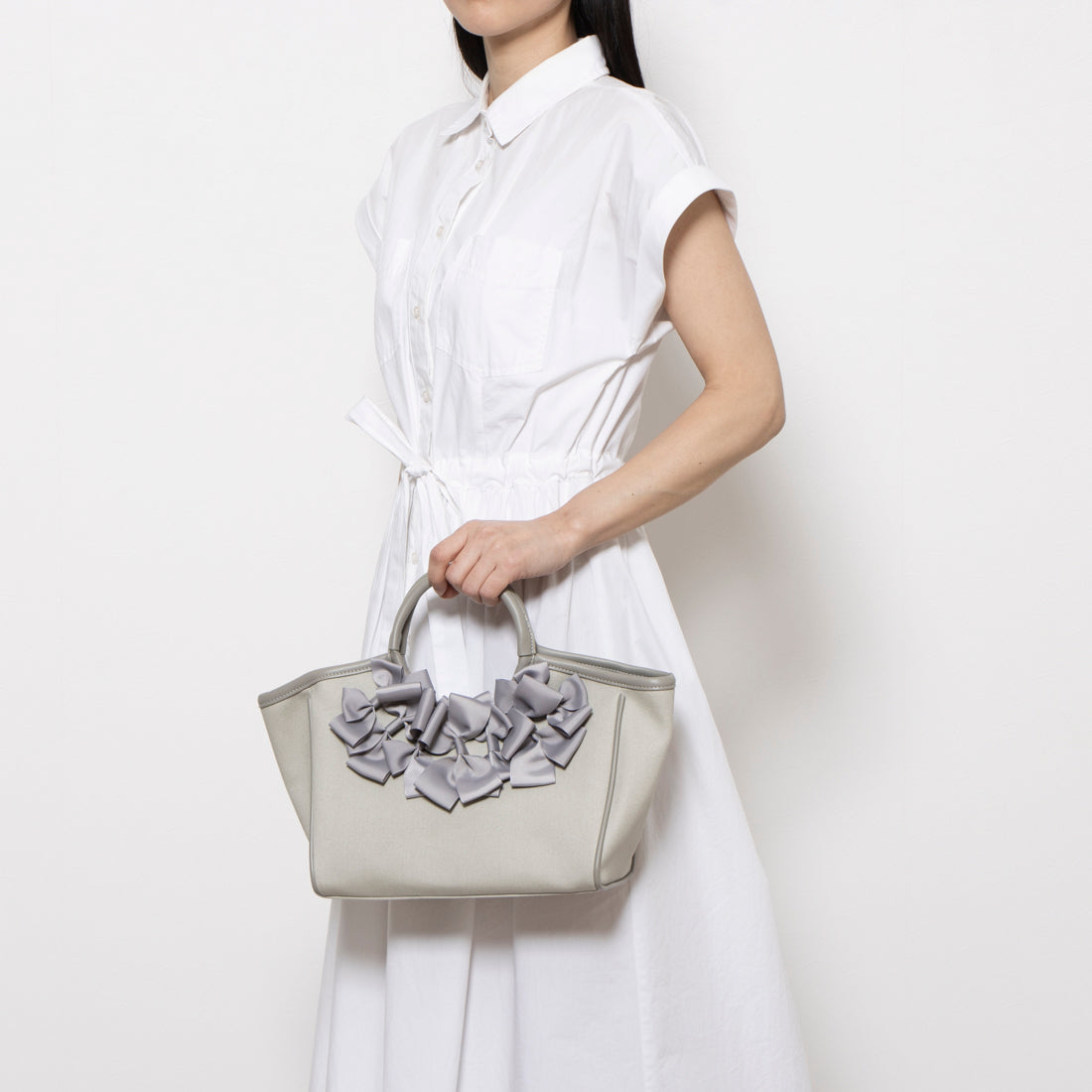 カシェリエ CACHELLIE C8642 CANVAS*RIBBON TOTE