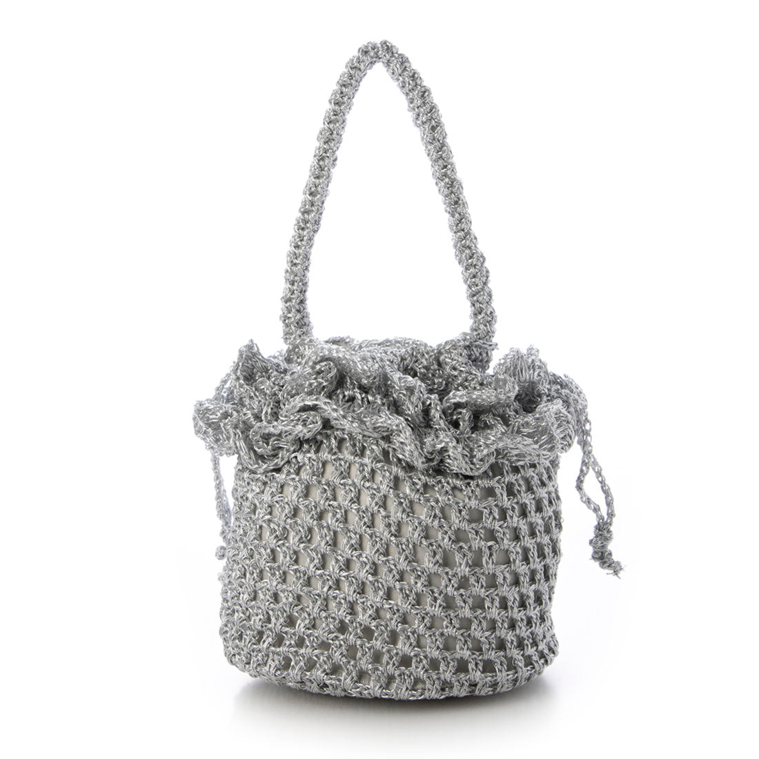 カシェリエ CACHELLIE C8632 MEATLLIC FRILL POUCH