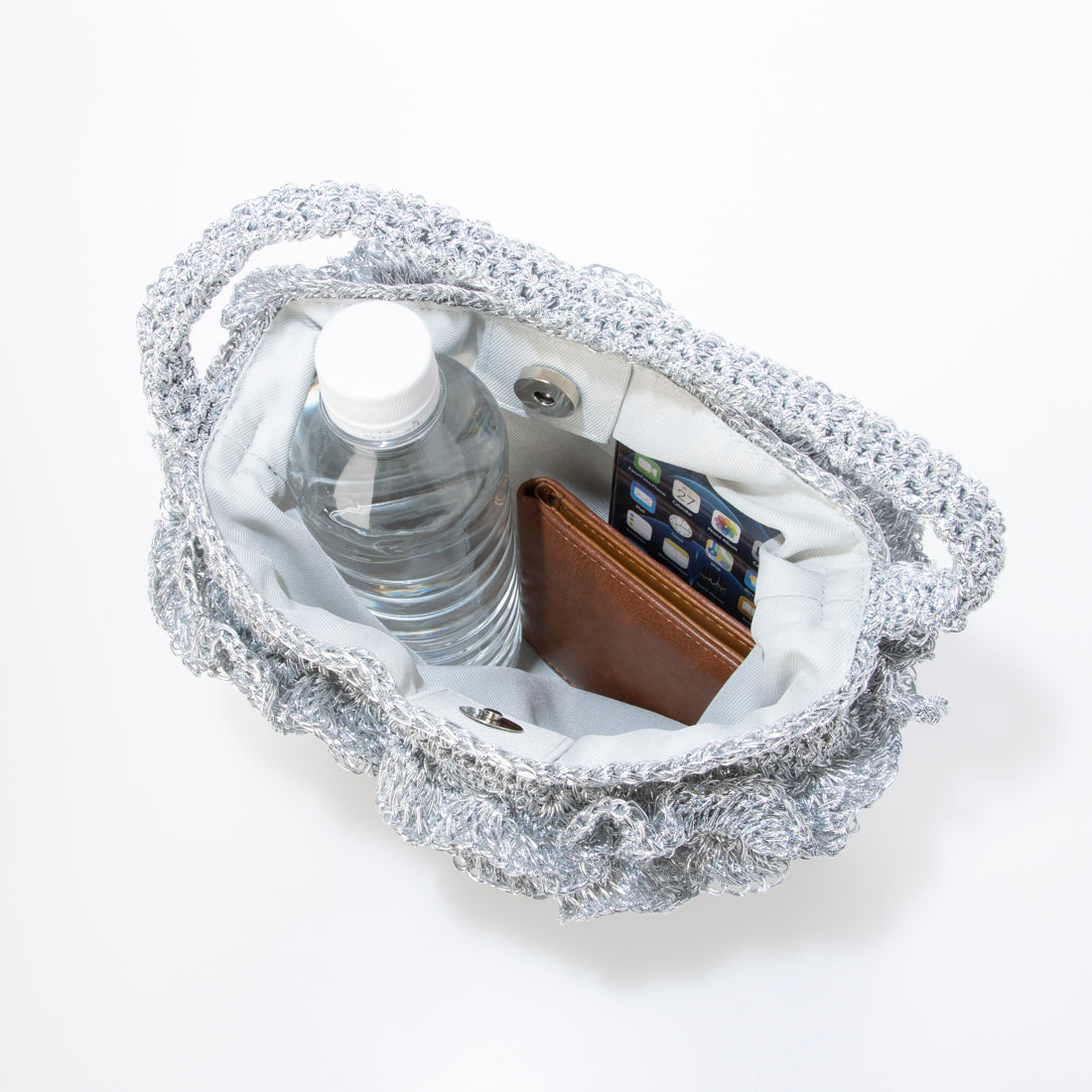 カシェリエ CACHELLIE C8632 MEATLLIC FRILL POUCH
