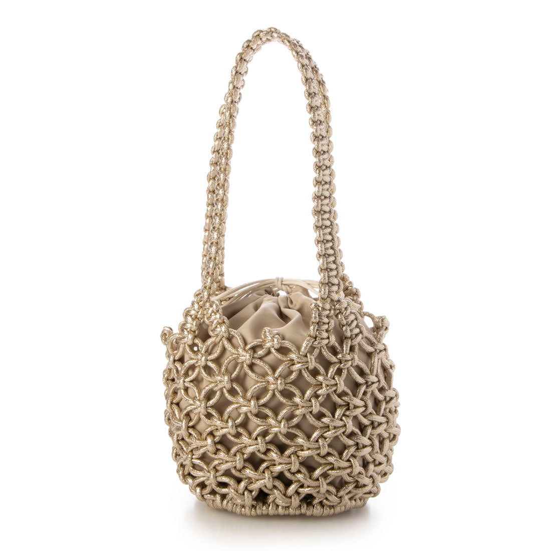 カシェリエ CACHELLIE C8692 METALLIC CORD TOTE （ゴールド） ゴールド