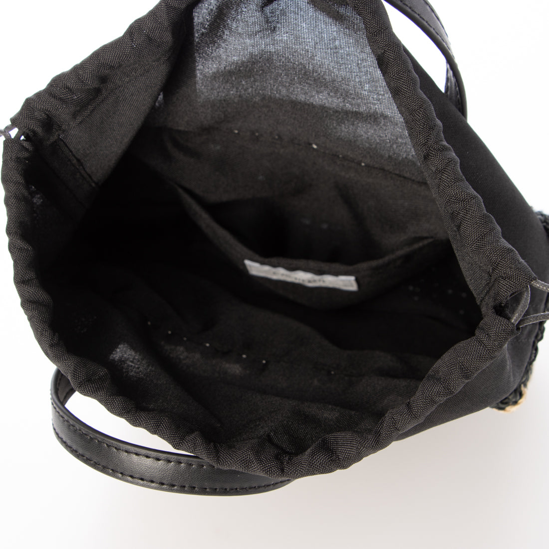 カシェリエ CACHELLIE C8596 ABACA F/PEARL SQUARE TOTE （ブラック） ブラック
