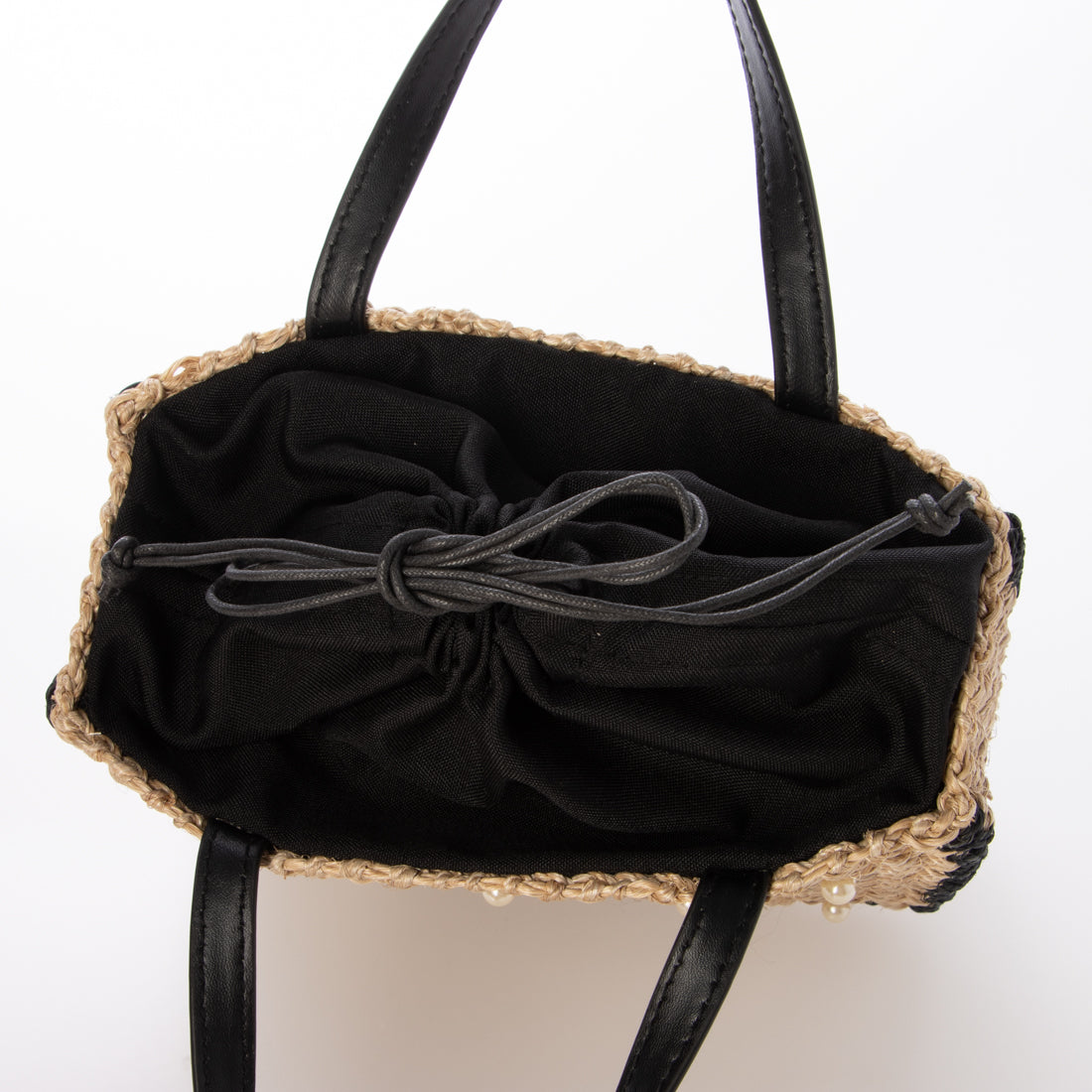 カシェリエ CACHELLIE C8596 ABACA F/PEARL SQUARE TOTE （ナチュラル） ナチュラル