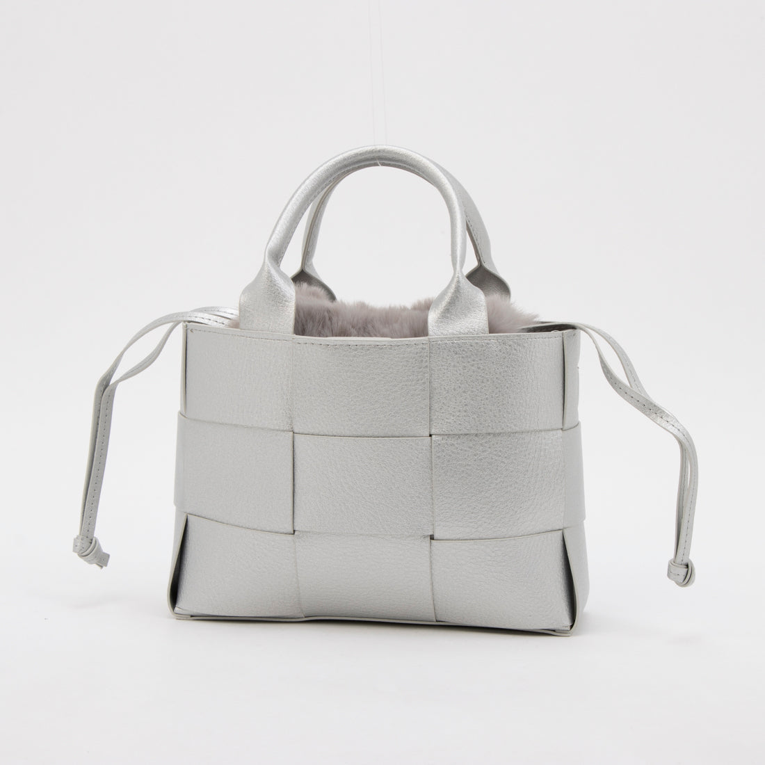 カシェリエ CACHELLIE C8708 PU MESH 4WAY TOTE （シルバー） シルバー