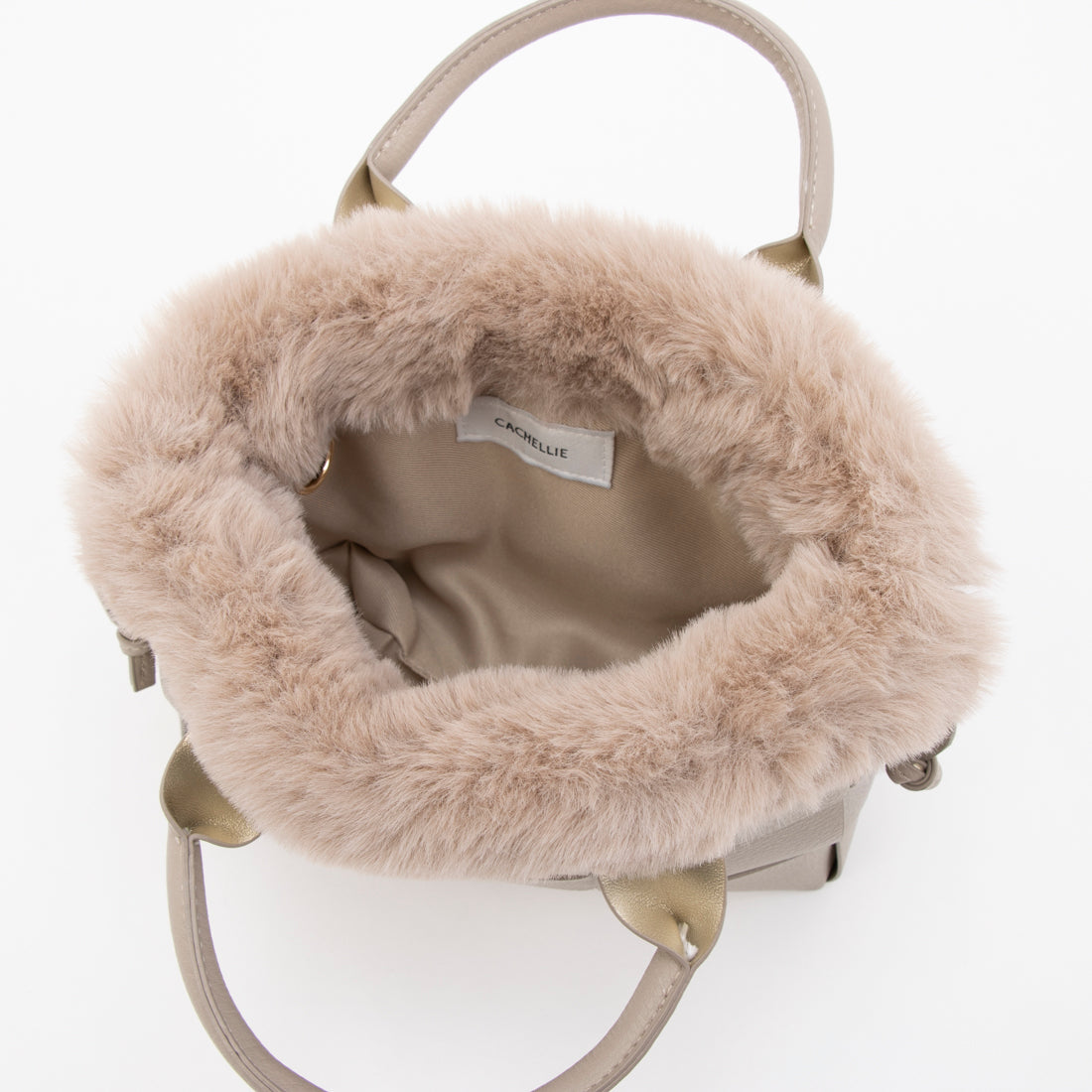 カシェリエ CACHELLIE C8708 PU MESH 4WAY TOTE （ベージュ） ベージュ