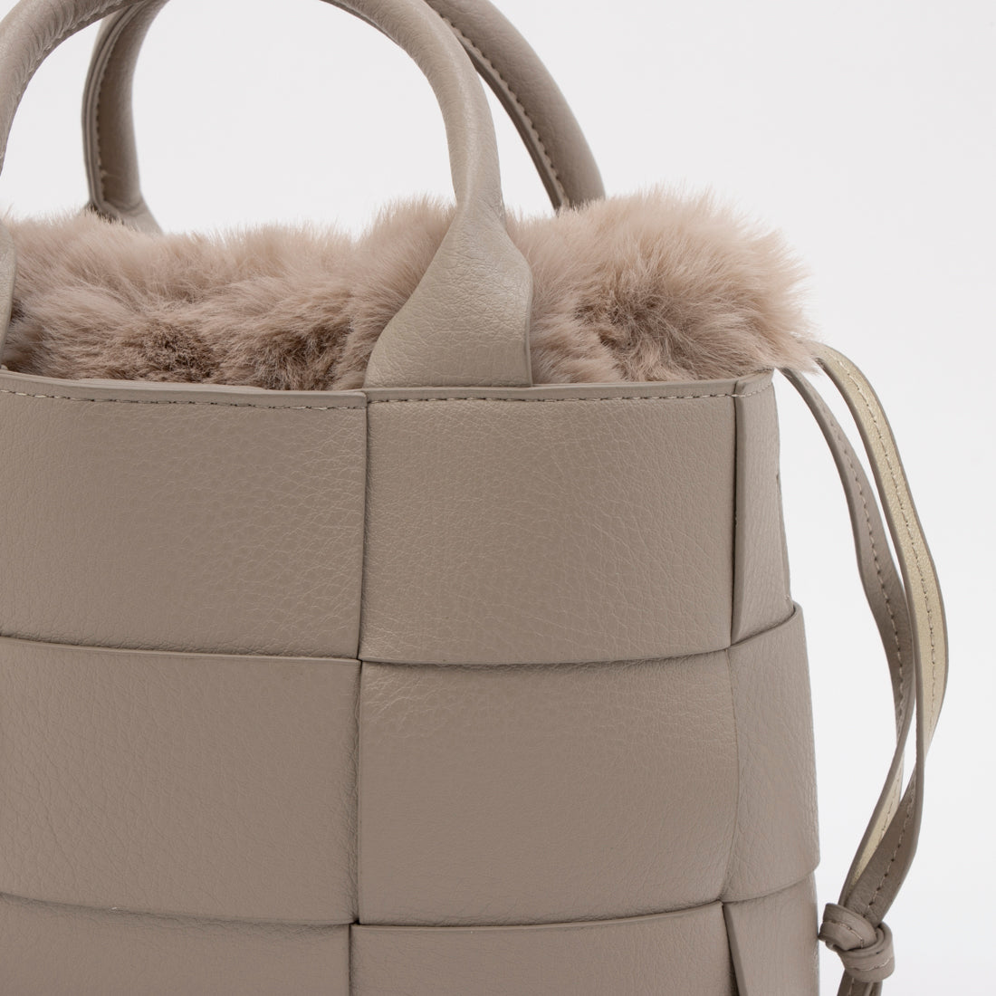 カシェリエ CACHELLIE C8708 PU MESH 4WAY TOTE （ベージュ） ベージュ