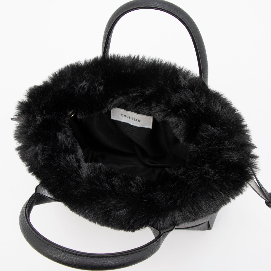 カシェリエ CACHELLIE C8708 PU MESH 4WAY TOTE （ブラック） ブラック