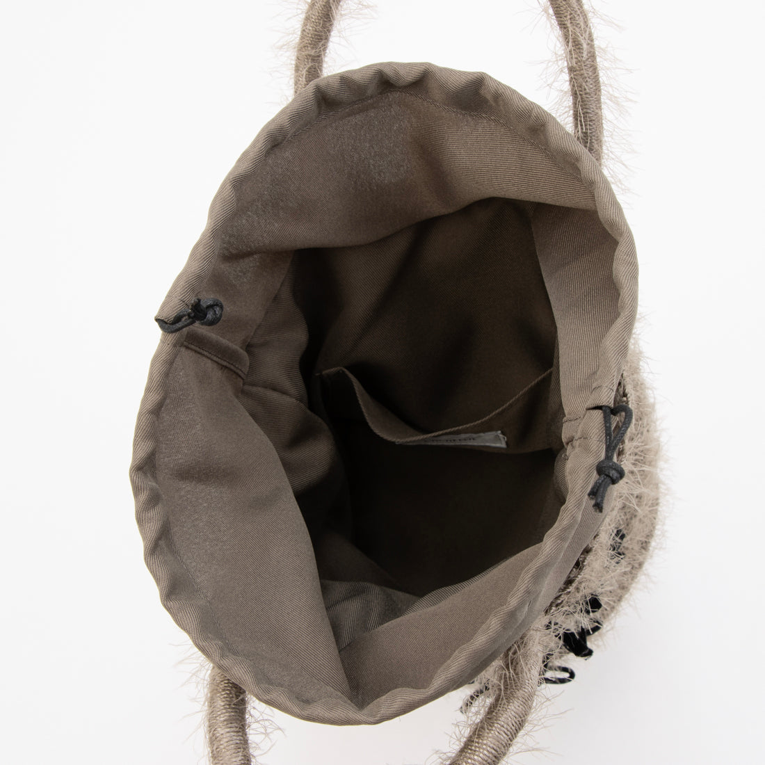 カシェリエ CACHELLIE C8740 SHAGGY KNIT*RIBBON TOTE （グレージュ） グレージュ