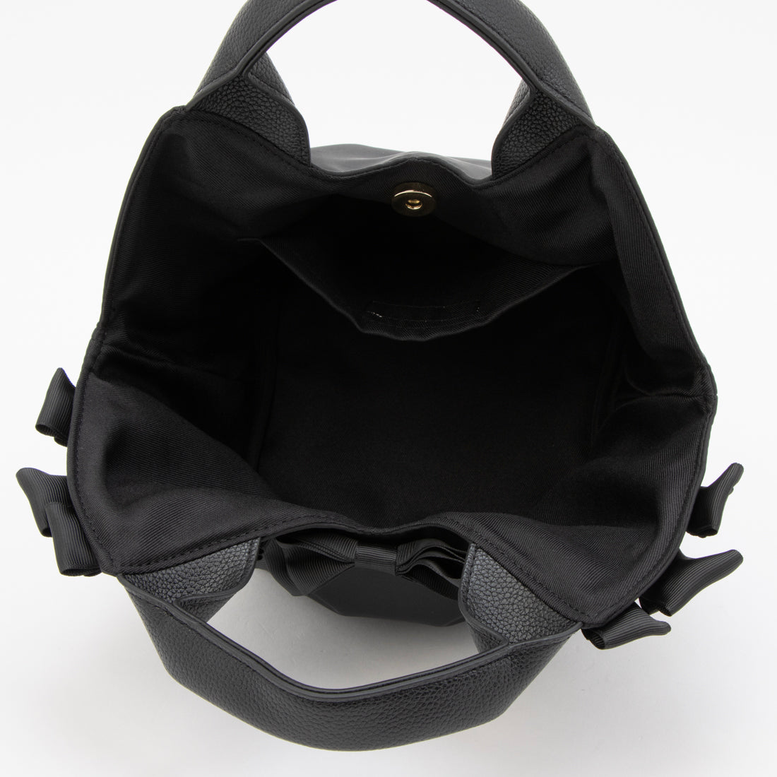 カシェリエ CACHELLIE C8729 NYLON RIBBON TOTE （ブラック） ブラック