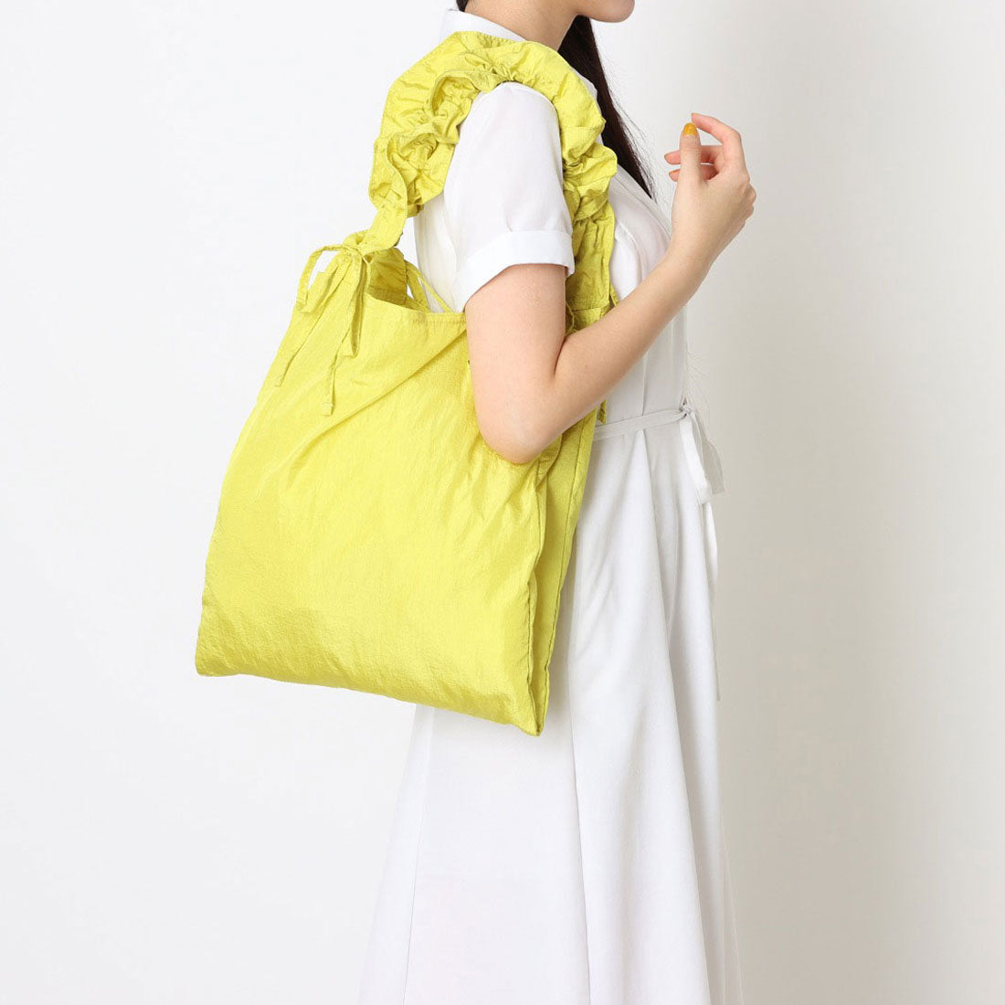 カシェリエ CACHELLIE C8755 GATHER RIBBON TOTE （イエロー） イエロー