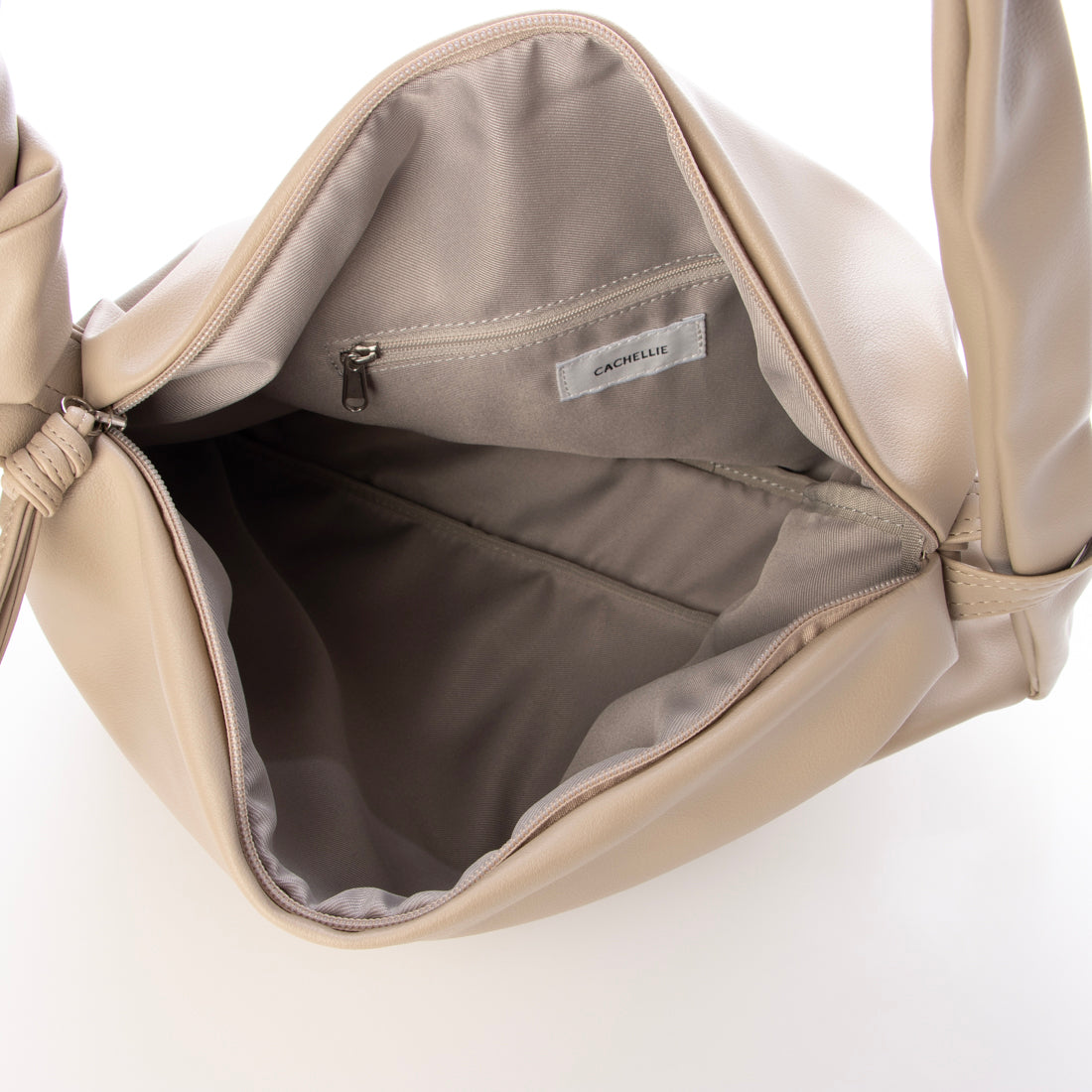 カシェリエ CACHELLIE C8779 PUFF HANDLE SHOULDER BAG （ベージュ） ベージュ